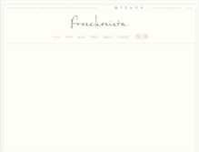 Tablet Screenshot of frenchonista.com